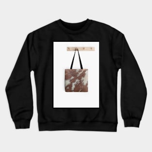 Cow Hide Tote Crewneck Sweatshirt